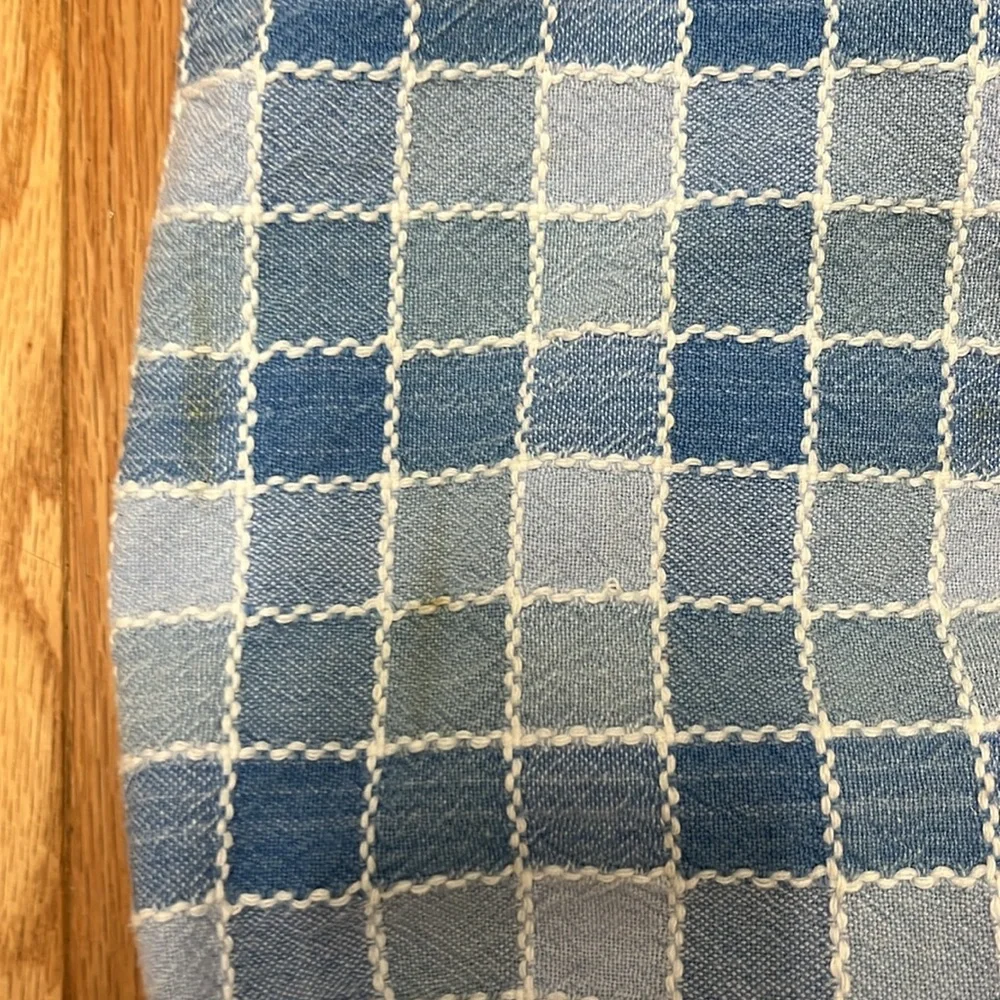 Handmade? Boho Blue‎ Reversible Tie Summer Bag
